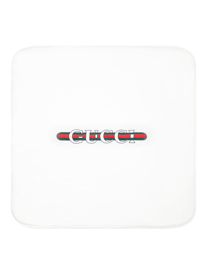 Coperta bianca per neonato 8125413K109 9000 Gucci Kids 