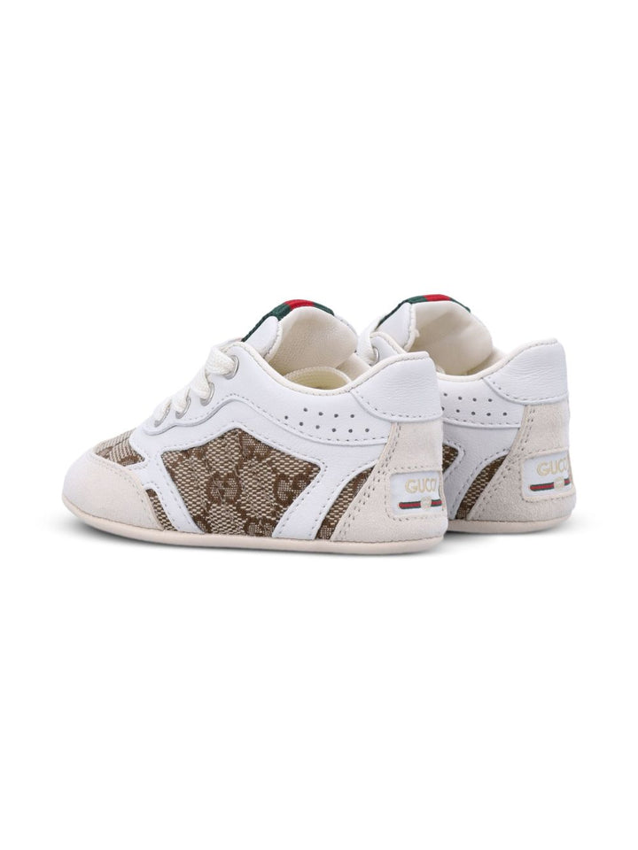 Sneakers bianche/beige per bambino 812580AAEDG 9542 Gucci Kids 