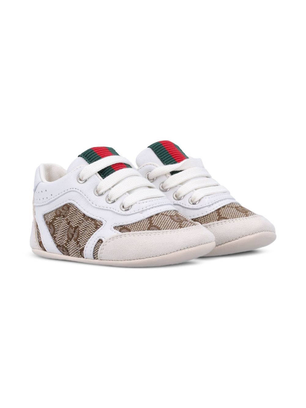 Sneakers bianche/beige per bambino 812580AAEDG 9542 Gucci Kids 