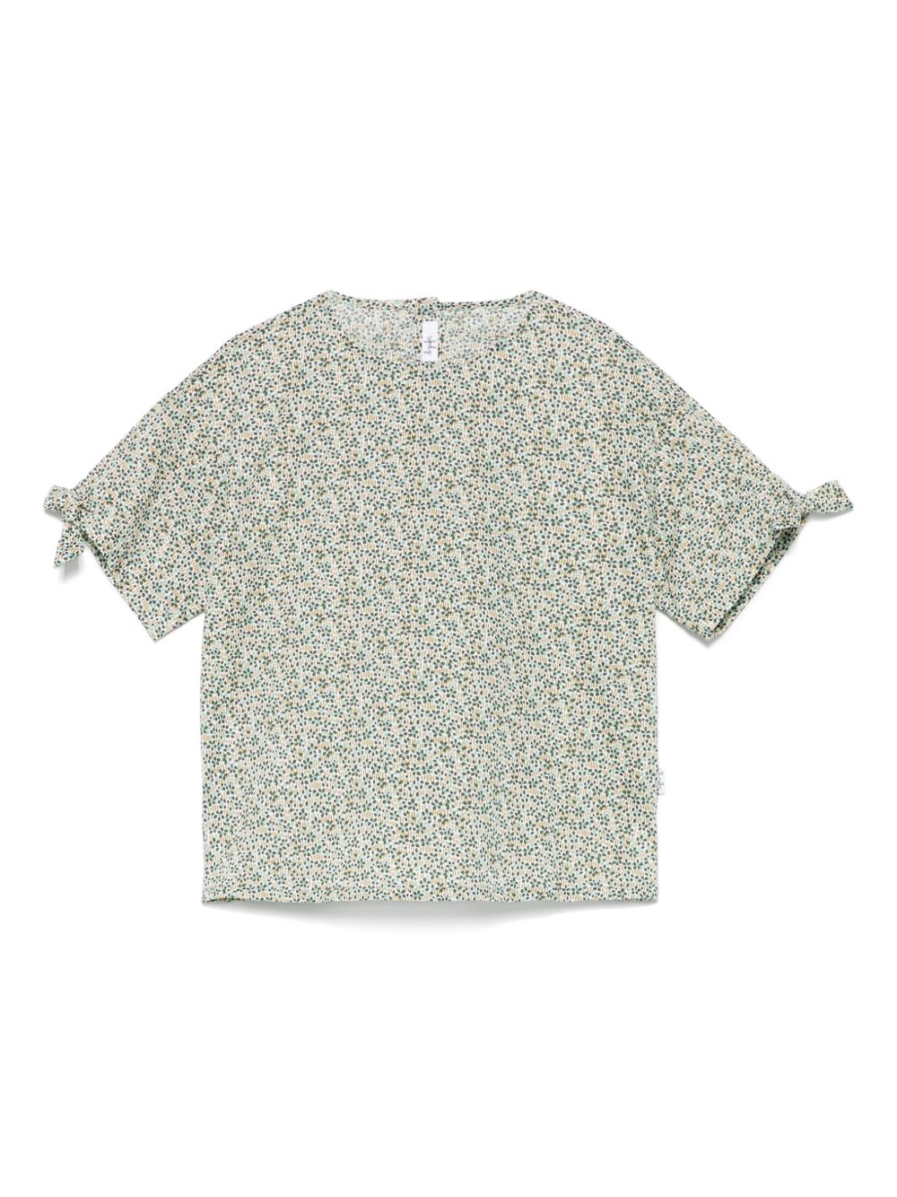 Top verde per bambina P25CC106C4139 577 Il Gufo 