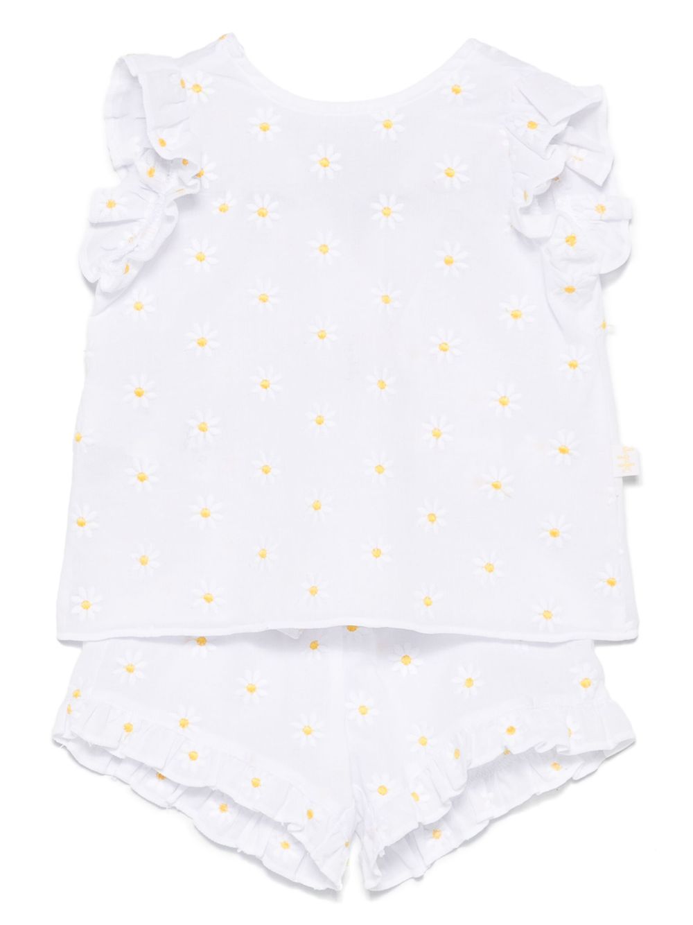 Completo bianco per neonata P25DP520C5053 010 Il Gufo 