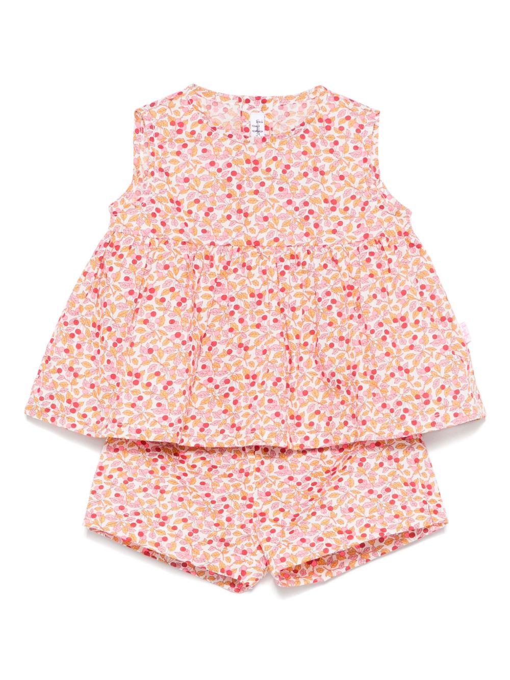 Completo rosa per neonata P25DP557C4139 249 Il Gufo 