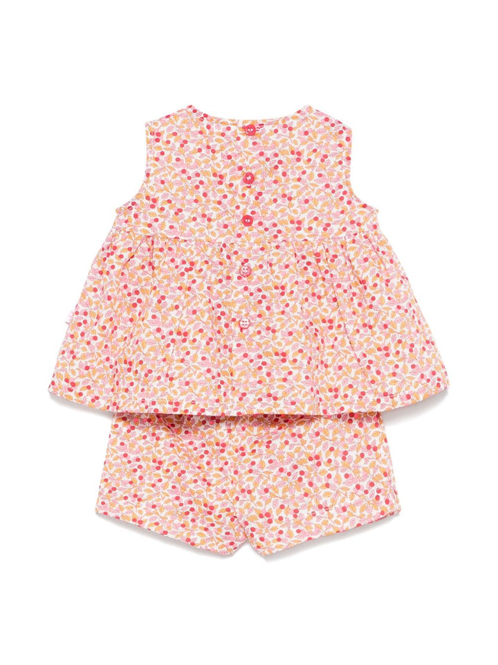 Completo rosa per neonata P25DP557C4139 249 Il Gufo 