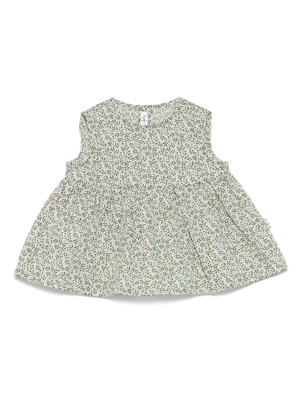 Completo verde per neonata P25DP557C4139 577 Il Gufo 