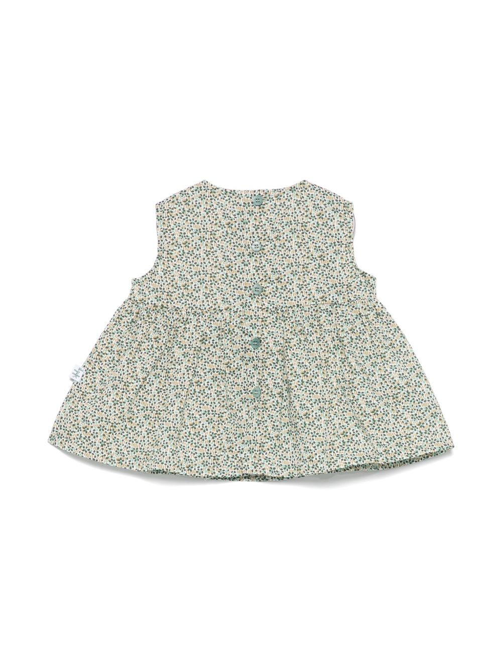 Completo verde per neonata P25DP557C4139 577 Il Gufo 