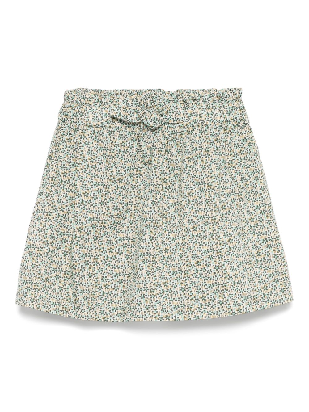 Gonna verde per bambina P25GN232C4139 577 Il Gufo 