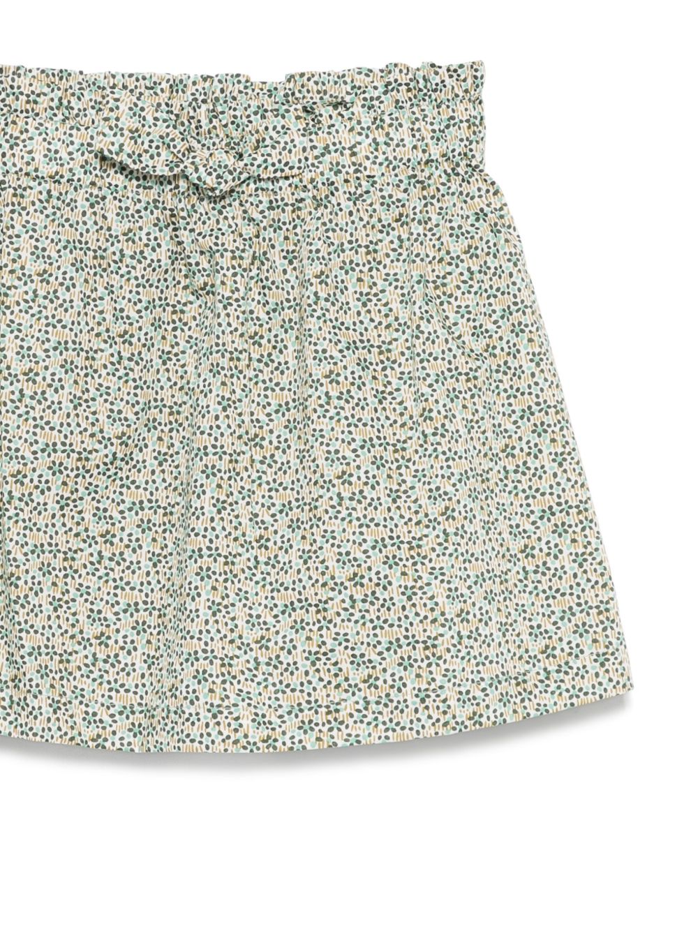 Gonna verde per bambina P25GN232C4139 577 Il Gufo 