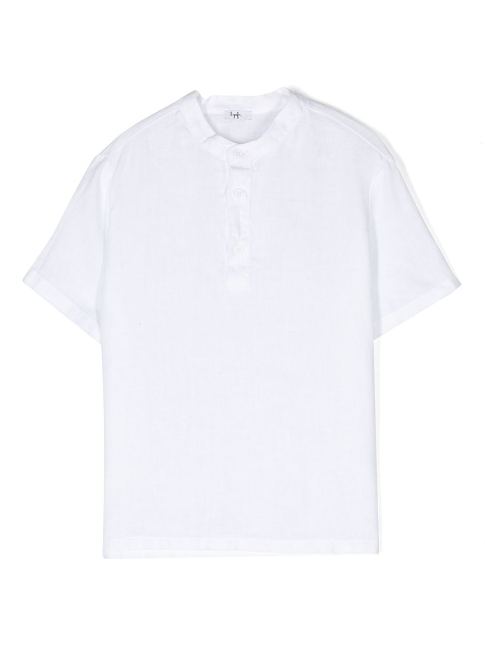 T-shirt bianca per bambino P25PC076L6006 010 Il Gufo 