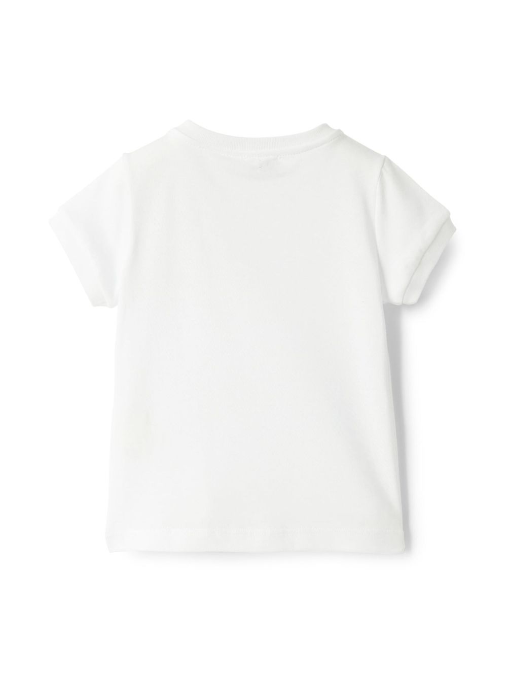 T-shirt bianca per bambina P25TS471MF001 0157 Il Gufo 