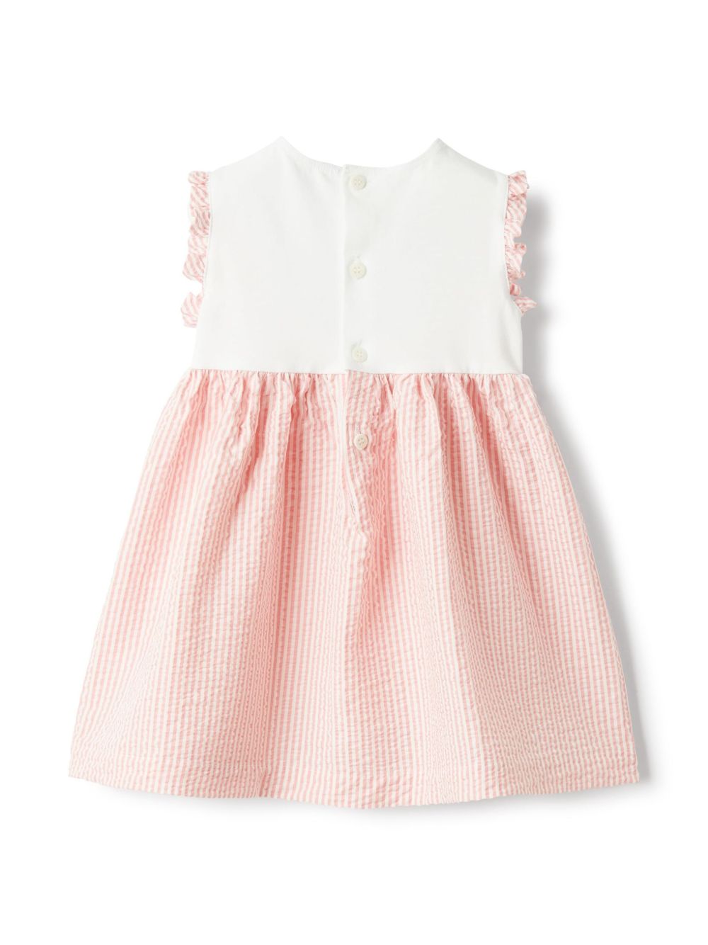 Abito rosa chiaro per neonata P25VA331C1080 350 Il Gufo 