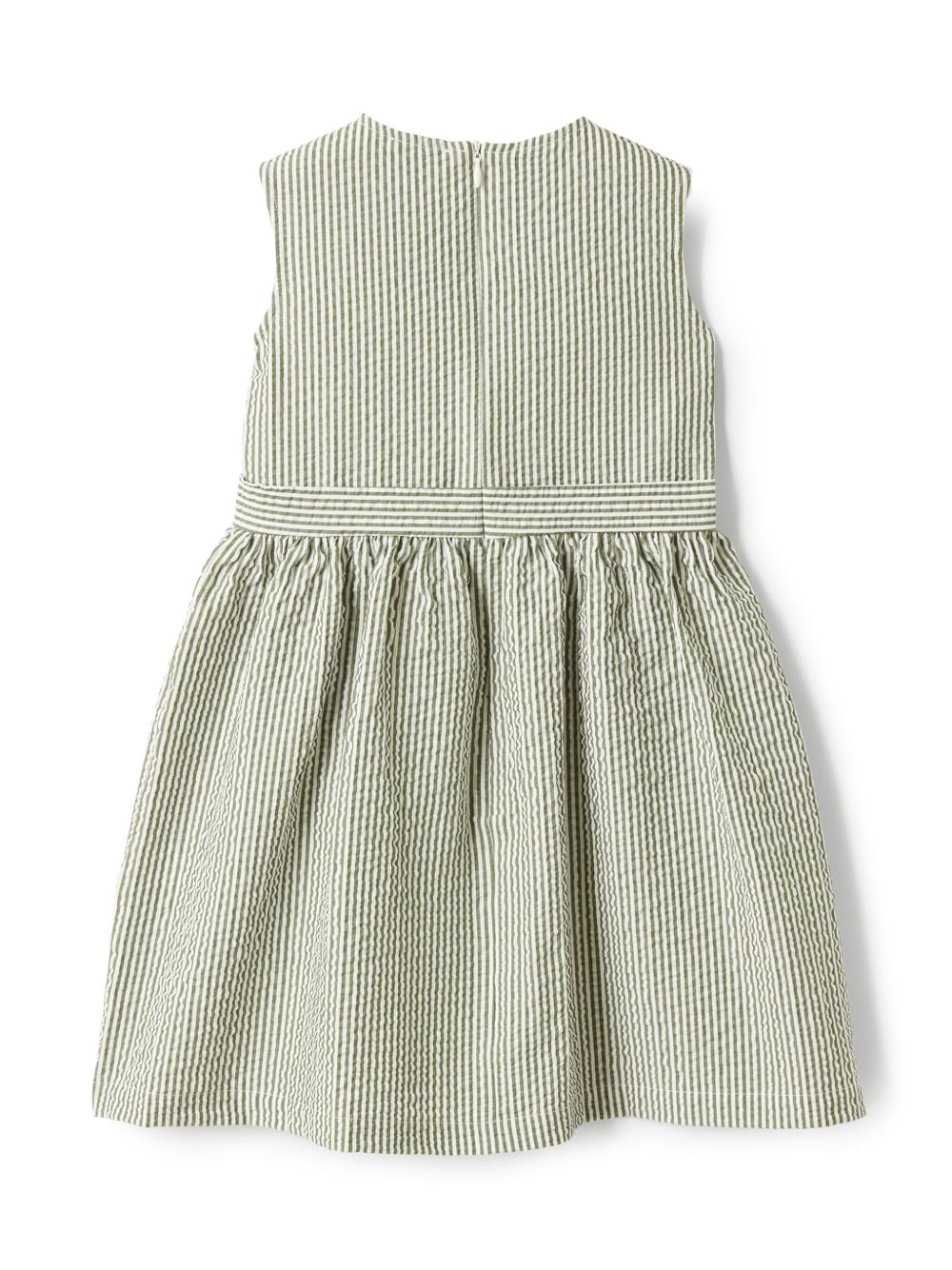 Abito verde per bambina P25VA332C1080 562 Il Gufo 