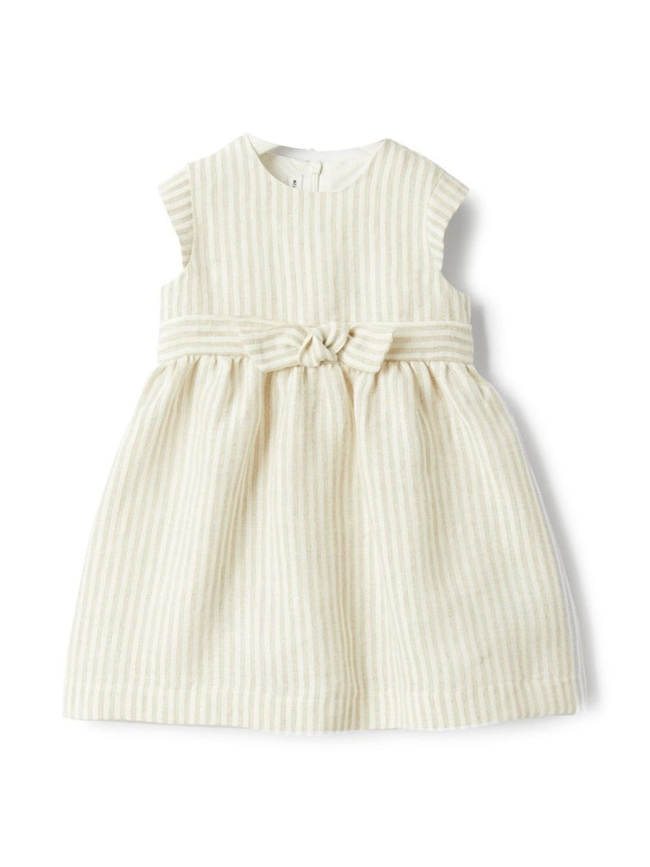 Abito beige chiaro per neonata P25VM789L1018 140 Il Gufo 