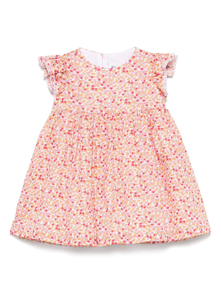 Abito rosa per neonata P25VM791C4139K 249 Il Gufo 