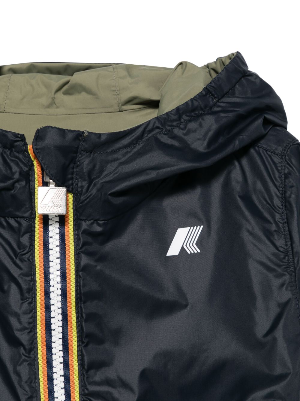 Giacca verde oliva per bambina K61314W B1R K-Way Kids 