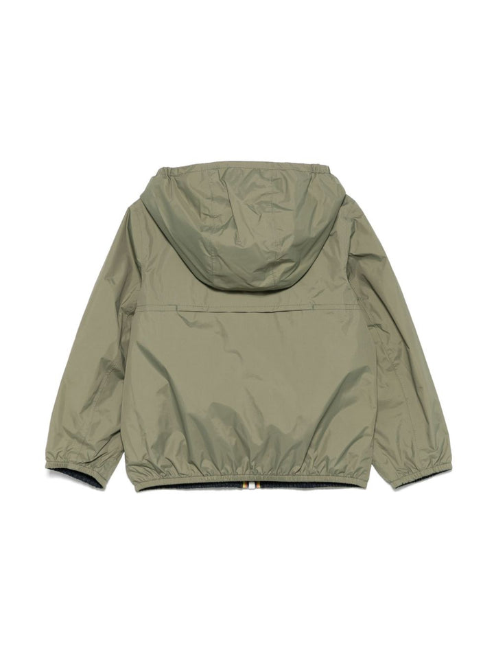 Giacca verde oliva per bambina K61314W B1R K-Way Kids 