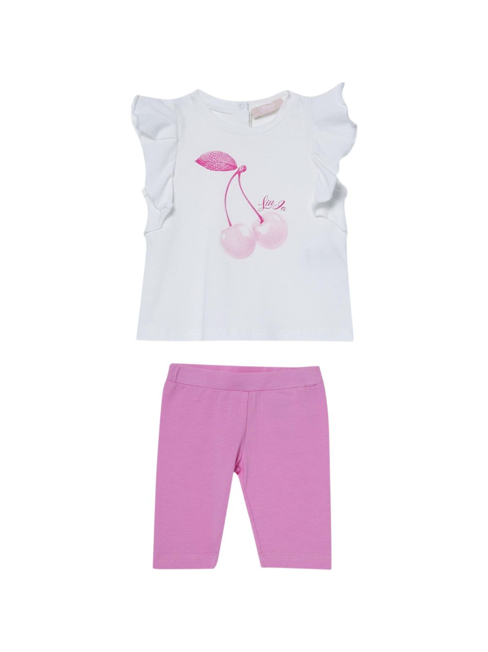 Completo bianco/rosa per neonata HA5035J5003 C3570 Liu Jo 
