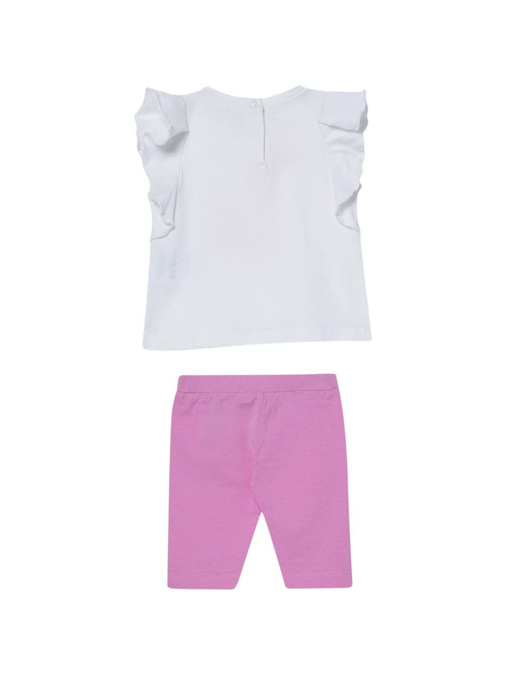 Completo bianco/rosa per neonata HA5035J5003 C3570 Liu Jo 