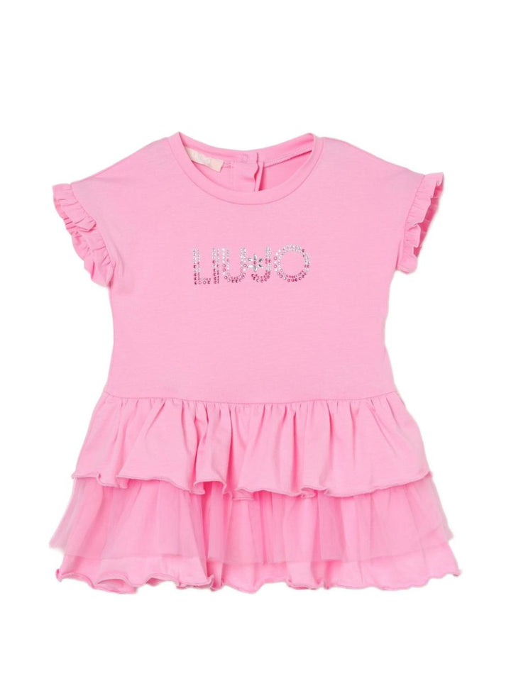 Abito rosa per neonata HA5042J5003 X0065 Liu Jo 