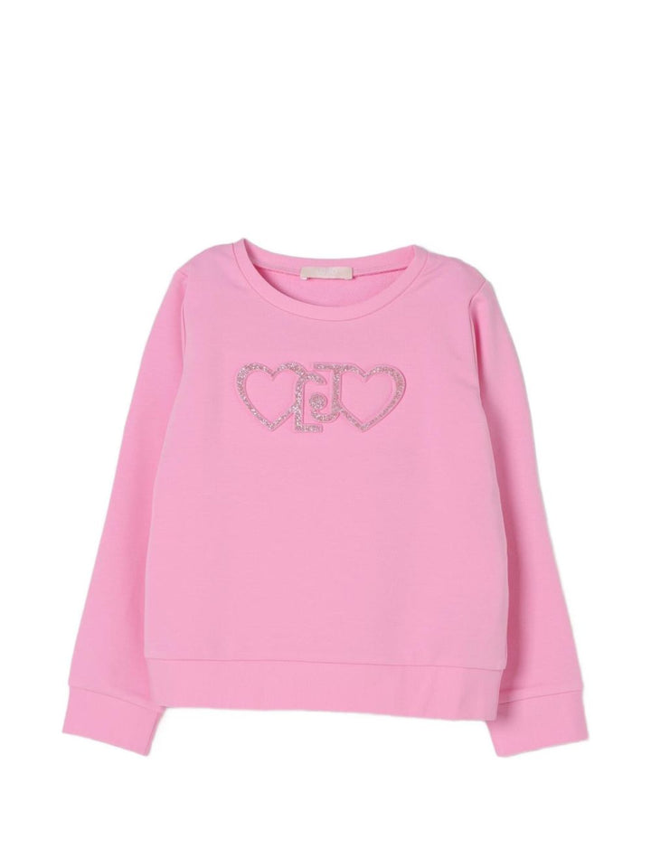 Felpa rosa per bambina KA5014F0090 M9383 Liu Jo 