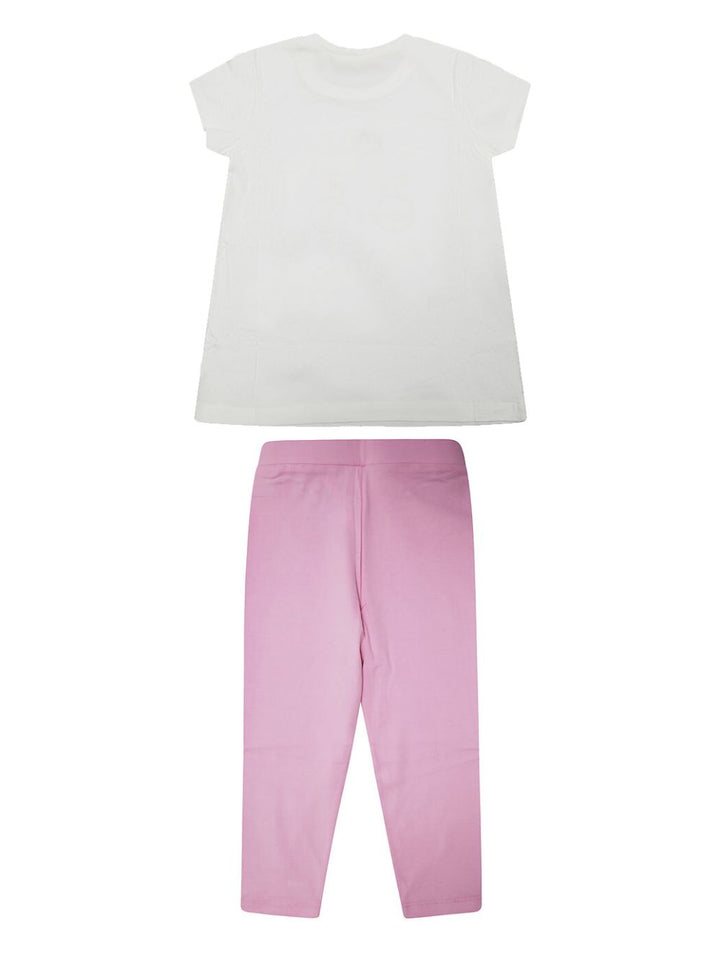 Completo bianco/rosa per bambina KA5019J5003 C3570 Liu Jo 