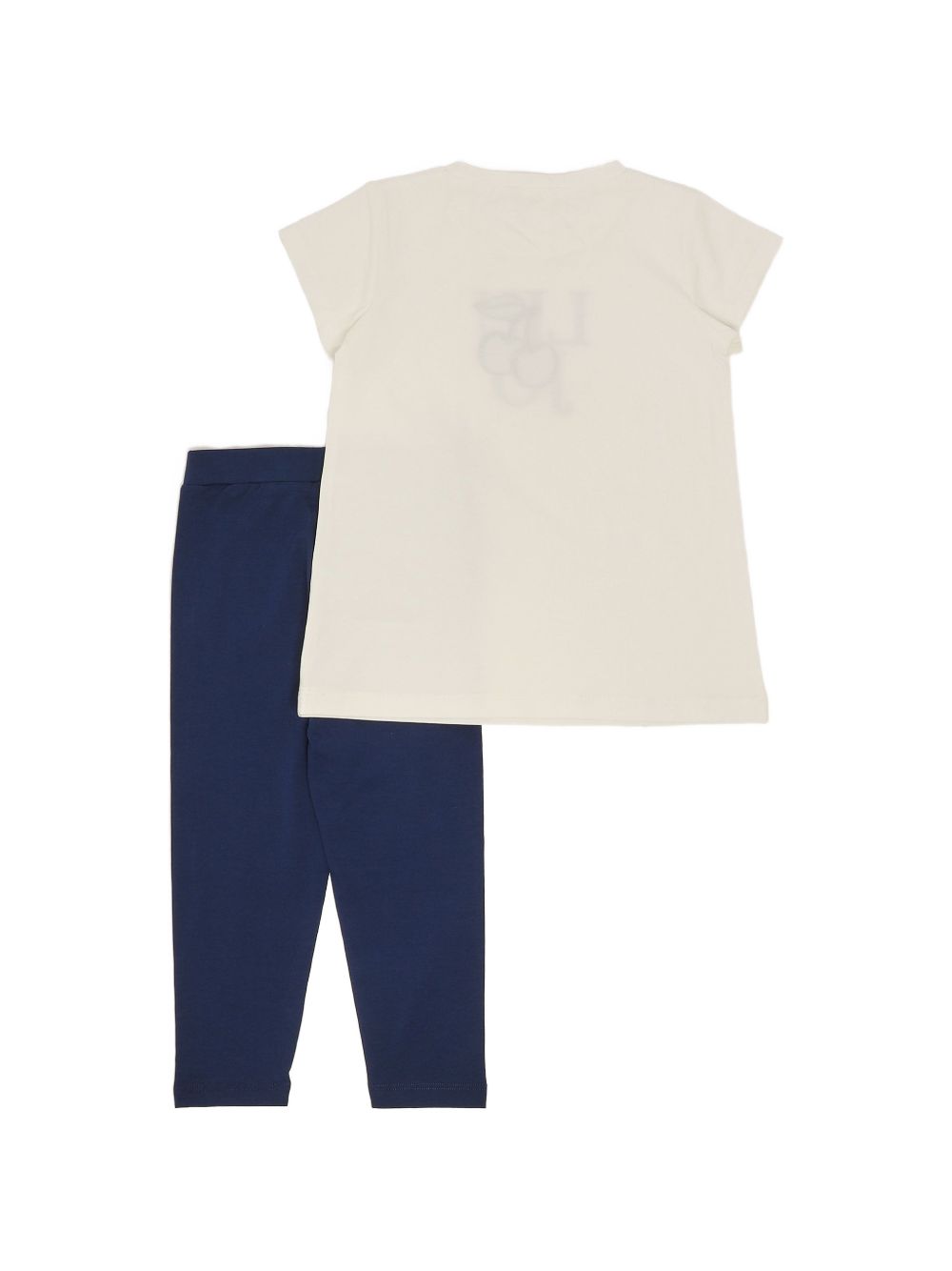 Completo bianco/blu per bambina KA5019J5003 C3588 Liu Jo 
