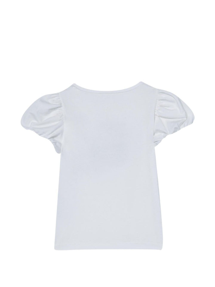 T-shirt bianco per bambina KA5041J5003 C3570 Liu Jo 