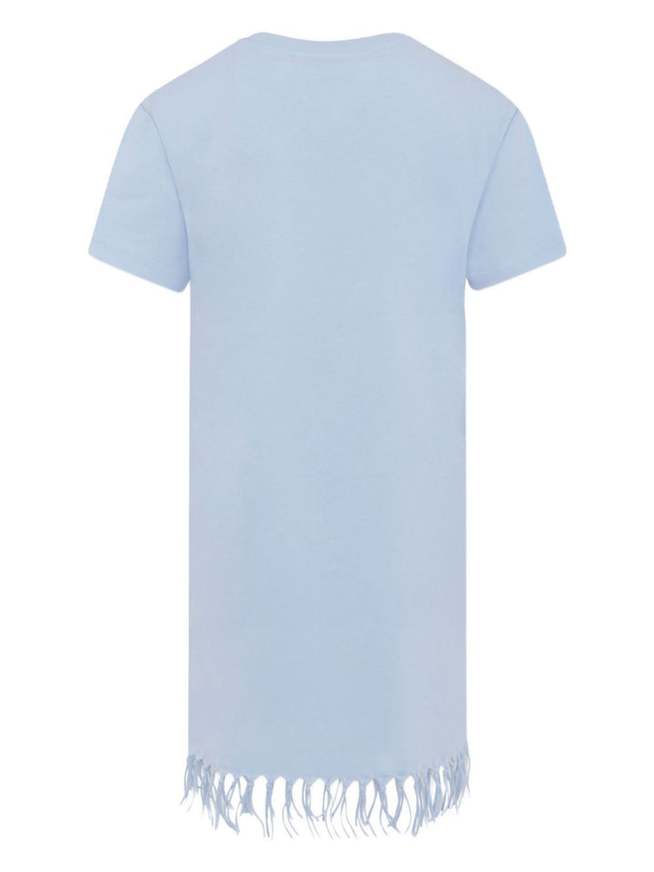 Abito azzurro per bambina ABY0001 04521H MC2 Saint Barth Kids 