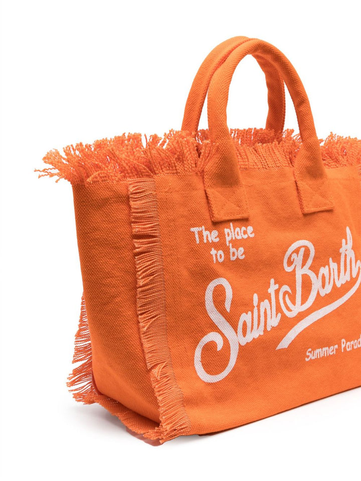 Borsa arancione per bambina COL0001 00001D MC2 Saint Barth Kids 