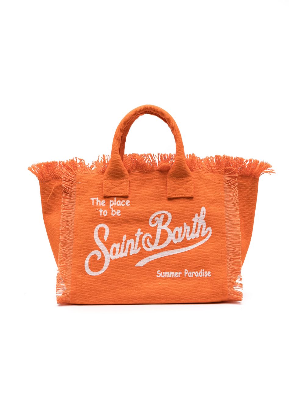 Borsa arancione per bambina COL0001 00001D MC2 Saint Barth Kids 