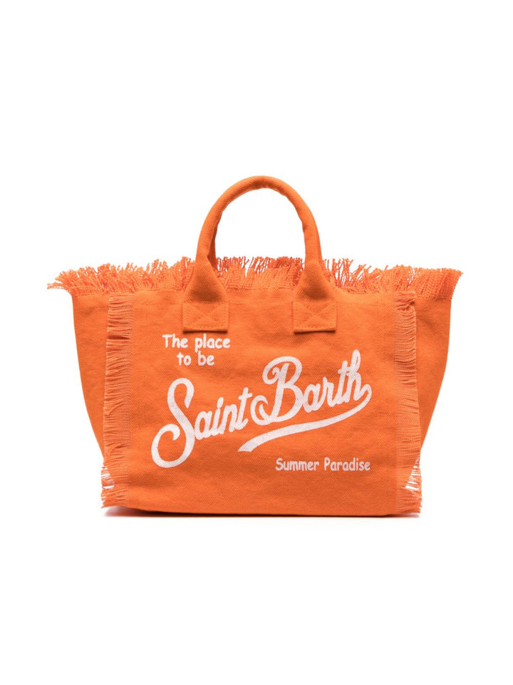 Borsa arancione per bambina COL0001 00001D MC2 Saint Barth Kids 