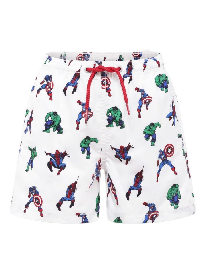 Costume bianco/supereroi per bambino JEA0001 01108H MC2 Saint Barth Kids 