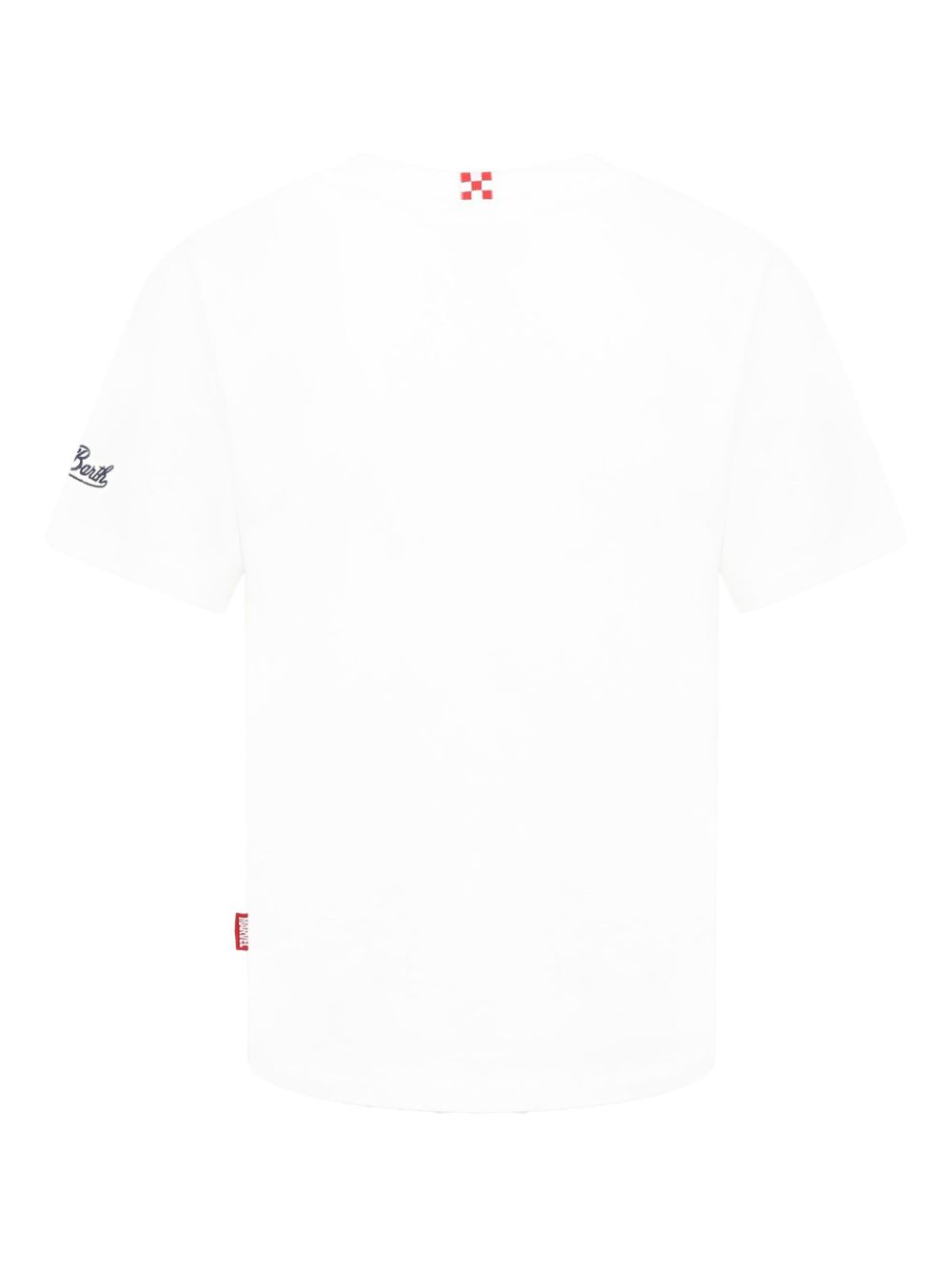 T-shirt bianco per bambino con stampa TSH0001 01188H MC2 Saint Barth Kids 