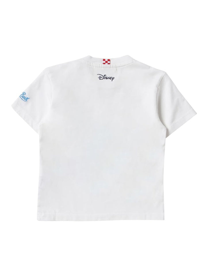 T-shirt bianca per bambino TSH0001 02839H MC2 Saint Barth Kids 