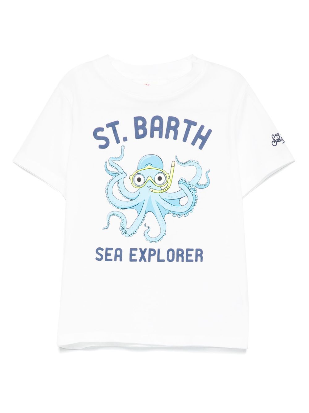 T-shirt bianco per bambino TSH0001 03034H MC2 Saint Barth Kids 