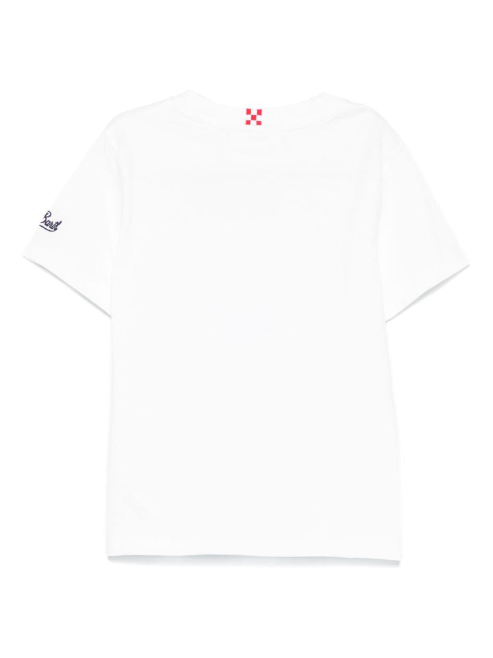 T-shirt bianco per bambino TSH0001 03034H MC2 Saint Barth Kids 