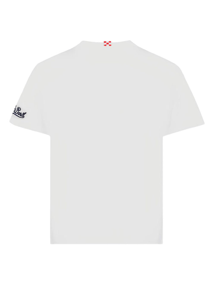 T-shirt bianco per bambino TSH0001 03623H MC2 Saint Barth Kids 