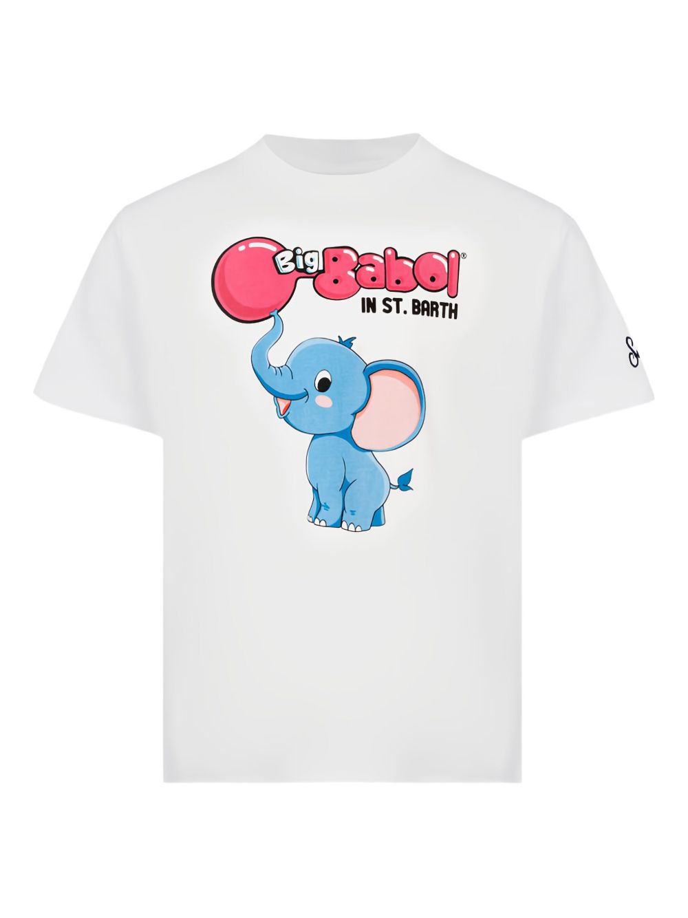 T-shirt bianco per bambino TSH0001 03623H MC2 Saint Barth Kids 