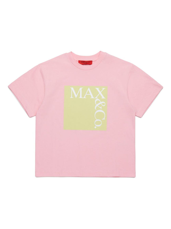 T-Shirt rosa/giallo/bianco per bambina di Max&co Kids MX0005MX057 MX30A Max&co Kids 