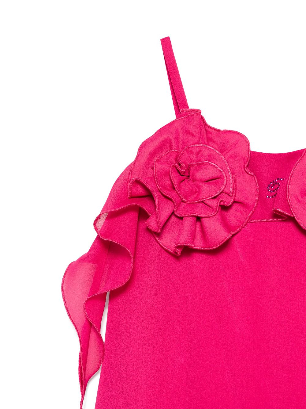 Abito rosa scuro per bambina BFAB0200GA016 3362 Miss Blumarine 