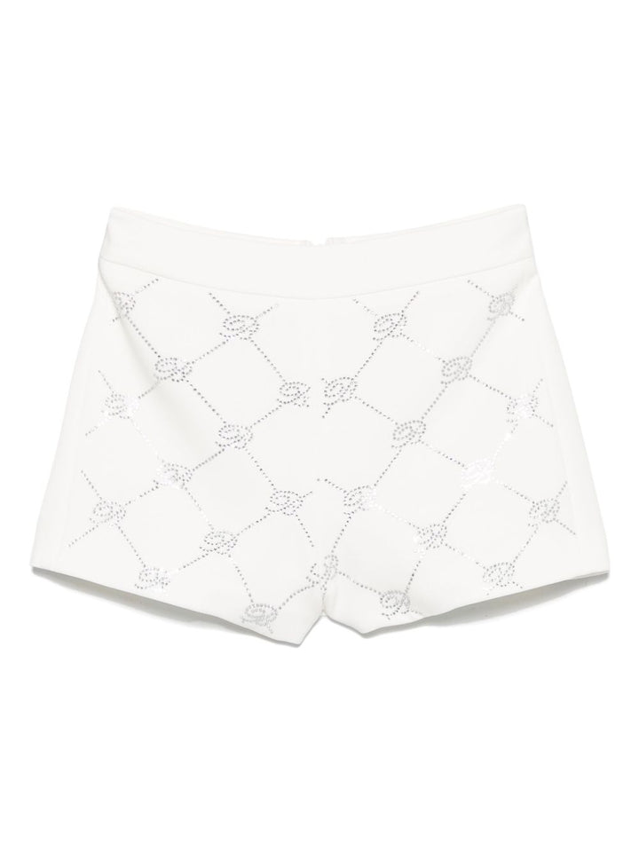 Bermuda bianca per bambina BFBE0020GA017 0004 Miss Blumarine 