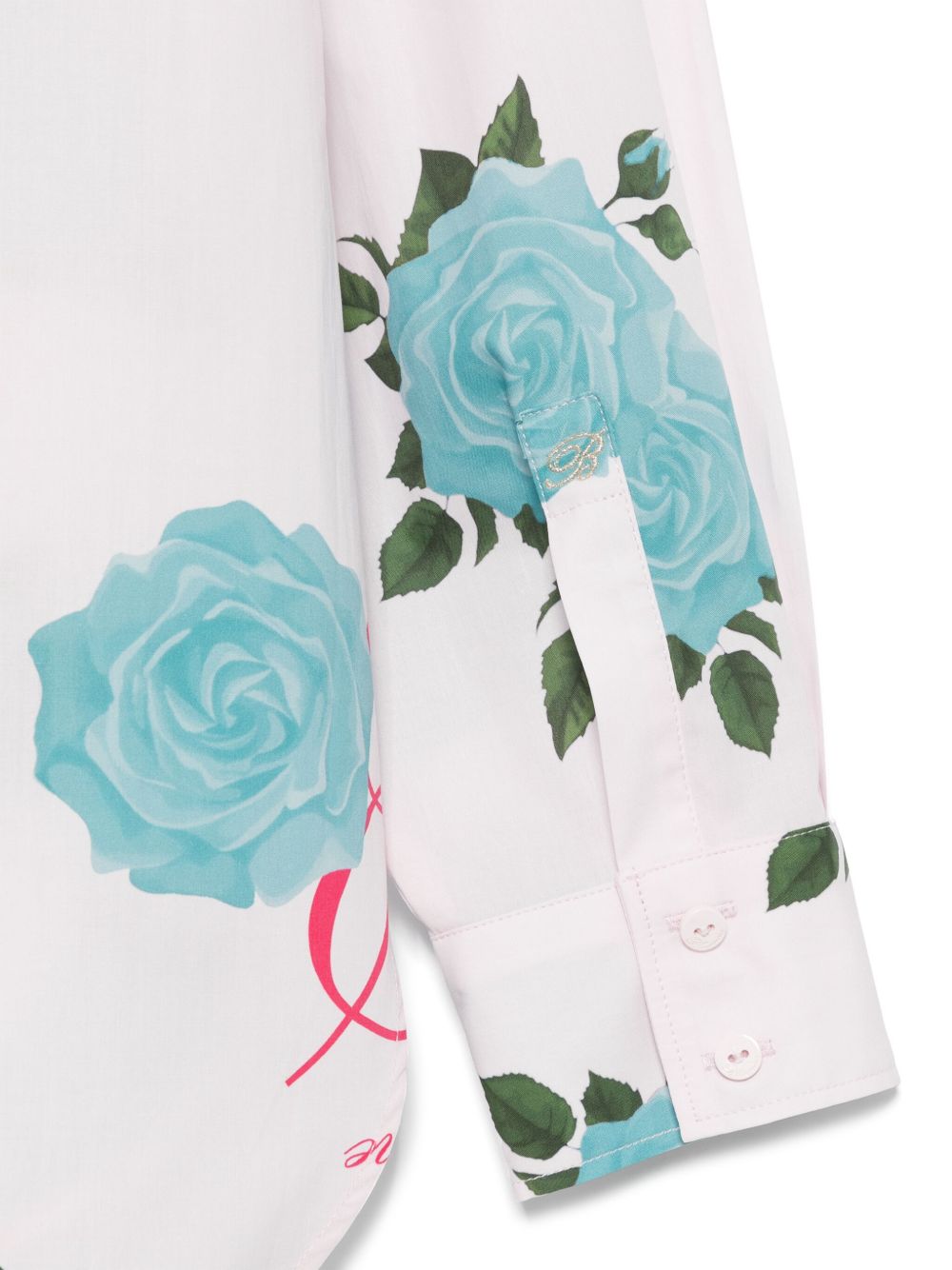 Camicia rosa chiaro per bambina BFCA0030CAB01 1127 Miss Blumarine 