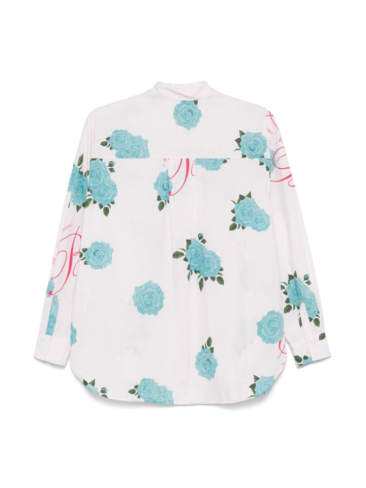 Camicia rosa chiaro per bambina BFCA0030CAB01 1127 Miss Blumarine 