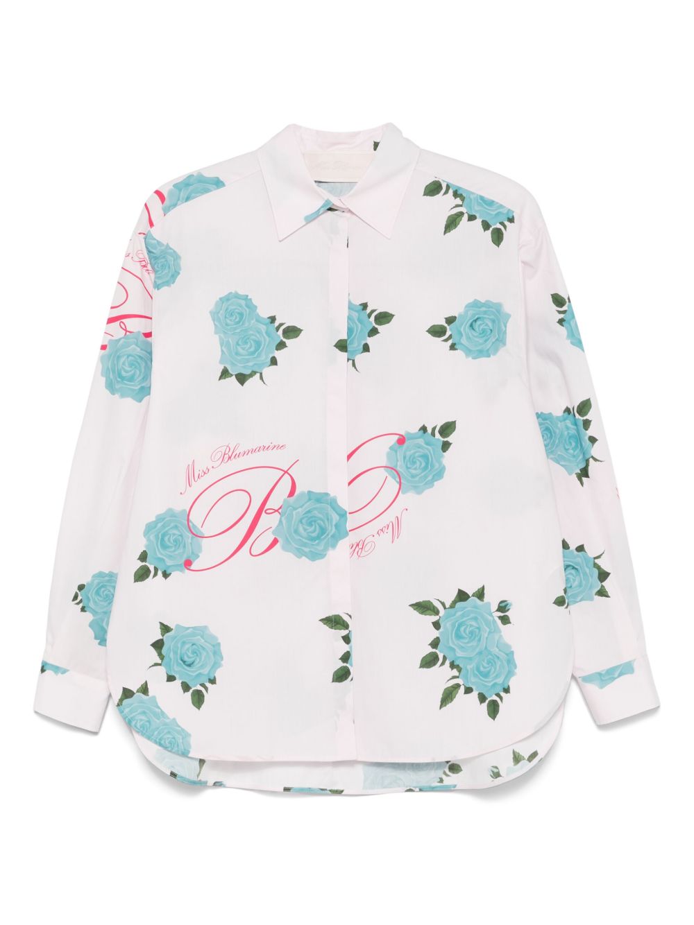 Camicia rosa chiaro per bambina BFCA0030CAB01 1127 Miss Blumarine 