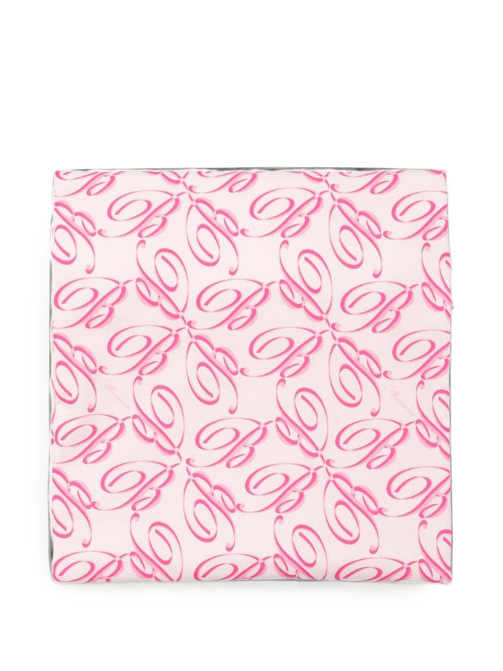 Coperta rosa/bianca per neonata BNCO0030CAB02 C316 Miss Blumarine 