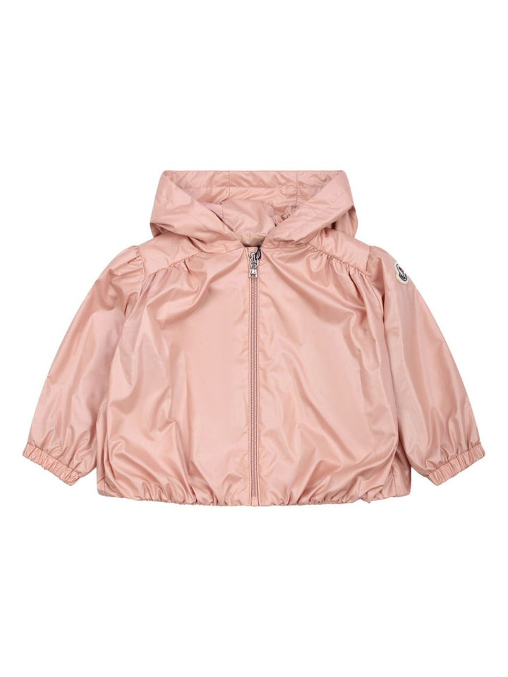 Giubbotto rosa cipria per neonata 9511A00039597YX 51V Moncler Kids 