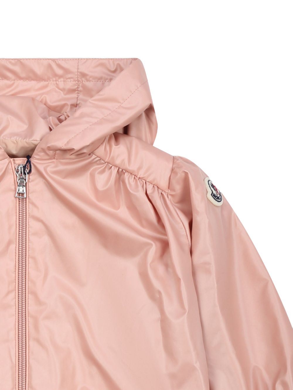 Giubbotto rosa cipria per neonata 9511A00039597YX 51V Moncler Kids 