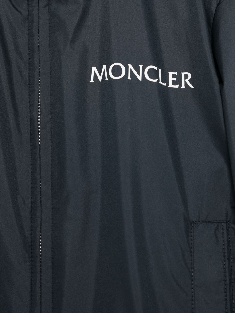 Giubbotto Warne Jacket blu di prussia per bambino 9541A00040597X2 77G Moncler Kids 