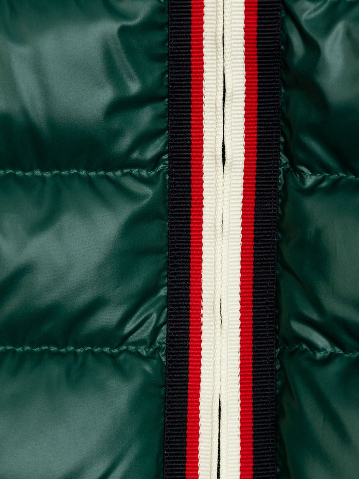 Giubbotto verde scuro per bambino 9541A00060597YX 866 Moncler Kids 