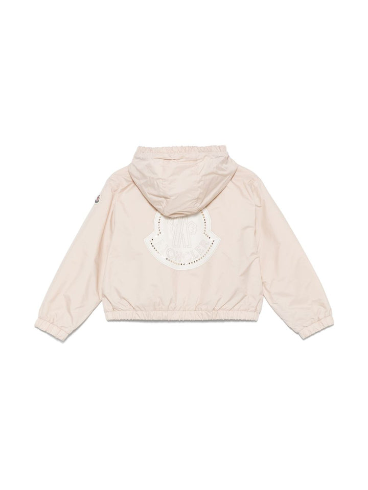 Giubbotto Saria Jacket beige cipria per bambina 9541A0008053A5E 21G Moncler Kids 