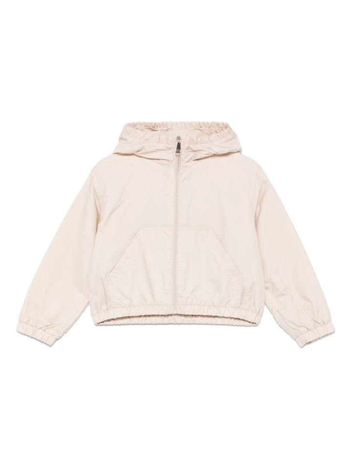Giubbotto Saria Jacket beige cipria per bambina 9541A0008053A5E 21G Moncler Kids 